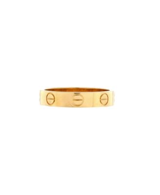Pre-Owned Cartier Love Wedding Band Ring 18k Gold