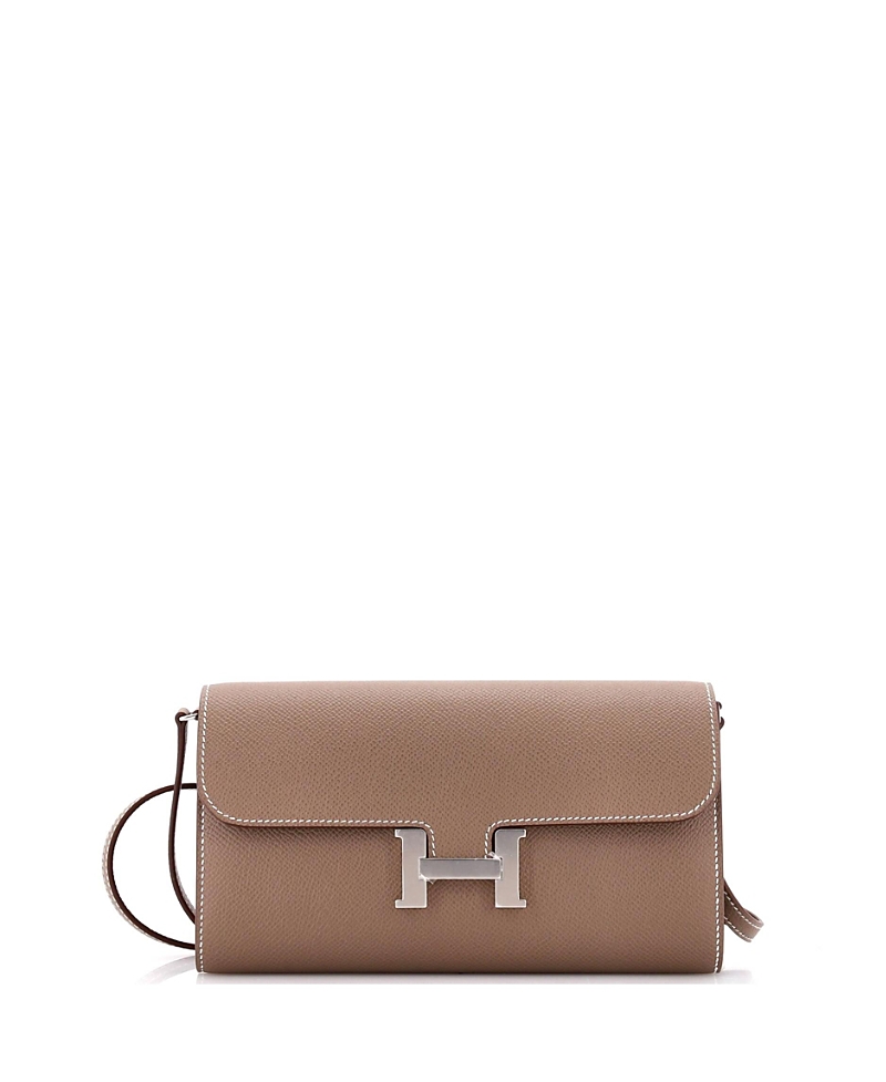 Pre-Owned Hermes Constance To Go Wallet Epsom