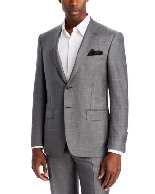 Canali Siena Sharkskin Tonal Windowpane Classic Fit Suit