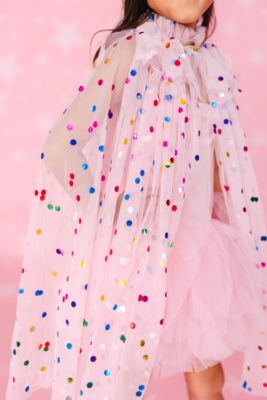 Girls' Confetti Cape - Little and Big Kid