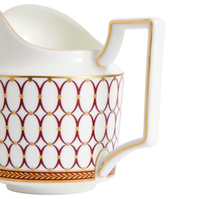 Renaissance Red Sugar and Creamer Set