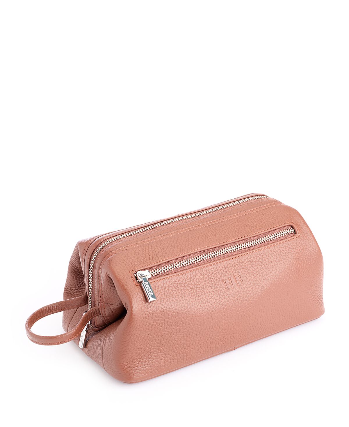 Royce New York Classic Leather Toiletry Bag