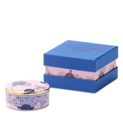 Ginori 1735 - Oriente Italiano Azalea Round Box with Cover, Small