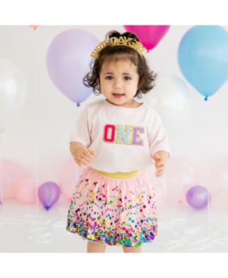  Girls' Pink Confetti Tutu - Little Kid, Big Kid