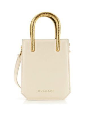 Pre-Owned Bvlgari - Mini Serpentine Convertible Tote Leather