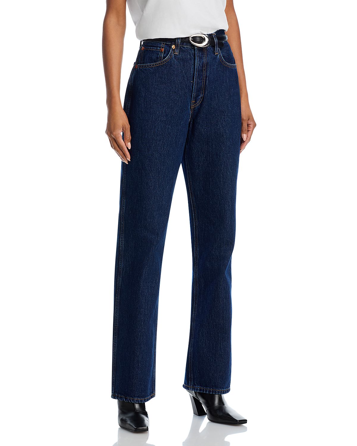 Re/Done 90s High Rise Loose Straight Jeans