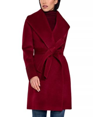 SENTALER - Shawl Collar Wrap Coat