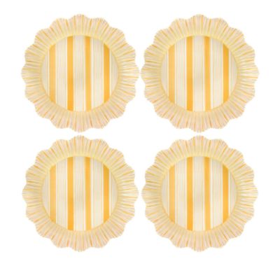 Cabana Stripe Melamine Dinner Plate, Set of 4