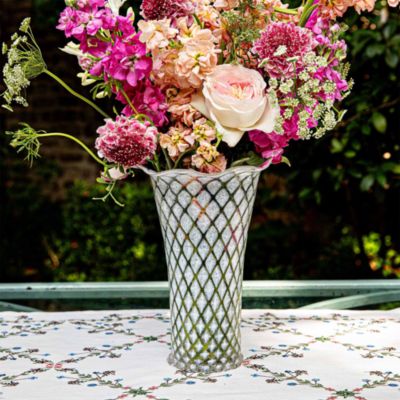 Trellis 9" Flared Vase