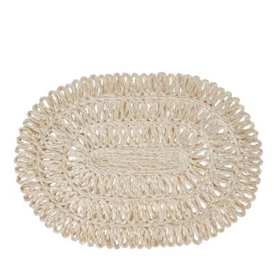 Straw Loop Oval Placemat