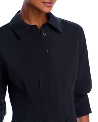 Jazz Poplin Pintuck Midi Dress