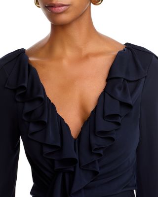 Stacy Ruffled Midi Dress