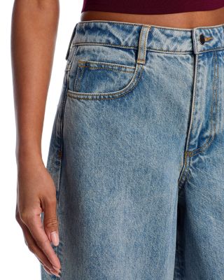 Marseille High Rise Wide Leg Jeans in Light Wash
