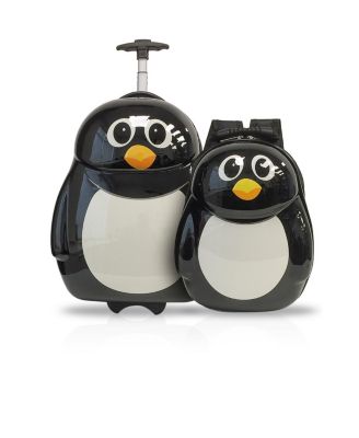 Italy Penguin Buddy 2 Pc. Backpack Suitcase Kids Set