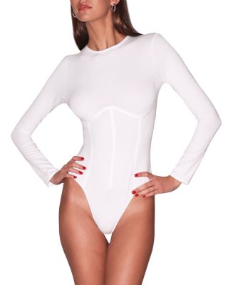 Long Sleeve Corset Bodysuit