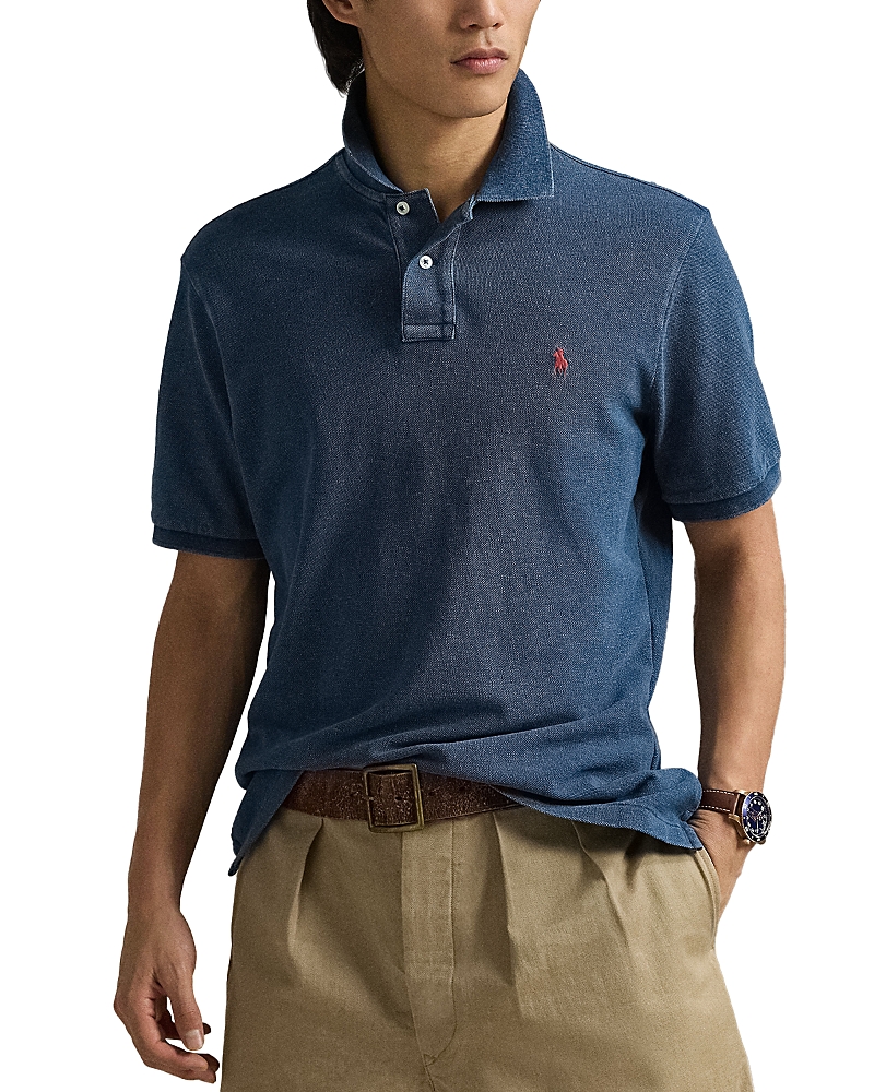 Polo Ralph Lauren Classic Fit Indigo Mesh Polo Shirt