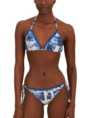 FARM Rio - Garden Tiles Printed Bikini Top & Garden Tiles Printed Bikini Bottom