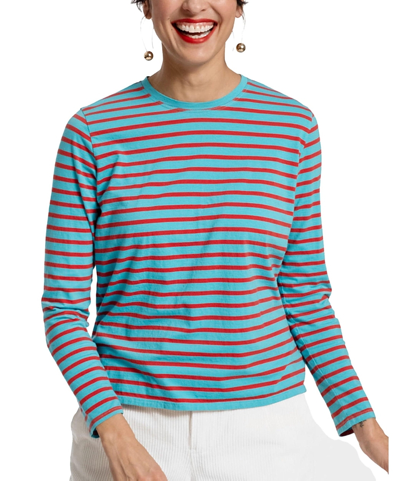 FRANCES VALENTINE STRIPED TOP