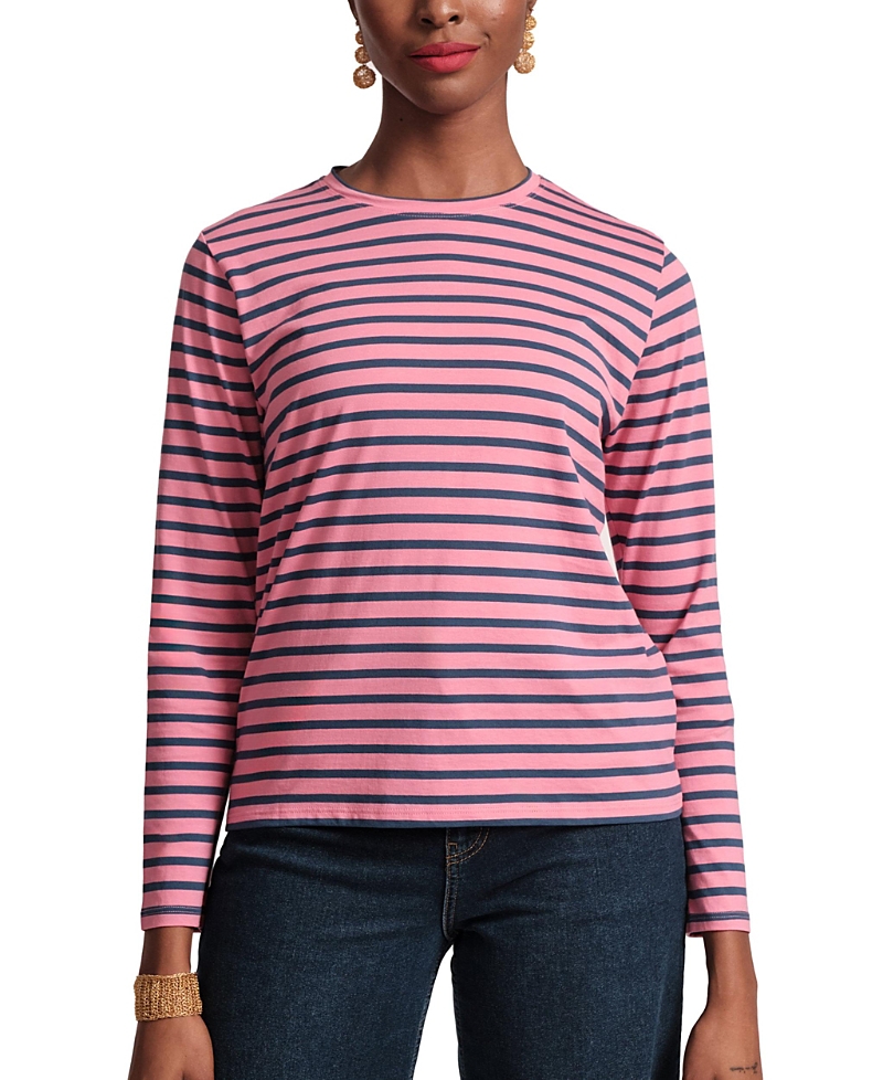 Frances Valentine Striped Top In Multi