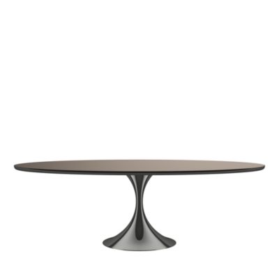 Semper 96" Oval Dining Table - Deep Bronze