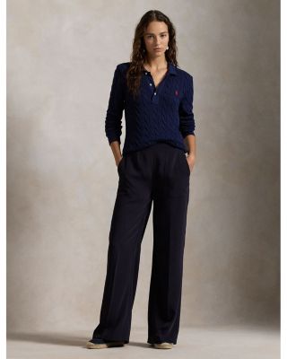 Lauren Ralph Lauren Cable Knit Polo Shirt