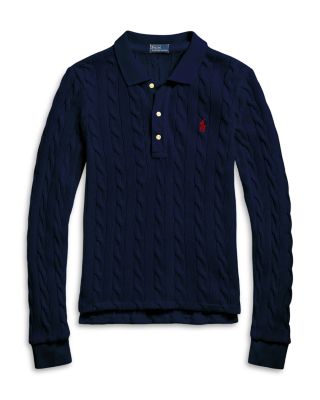 Lauren Ralph Lauren Cable Knit Polo Shirt