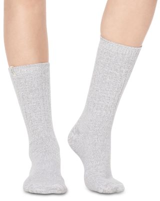 Rib Knit Crew Socks