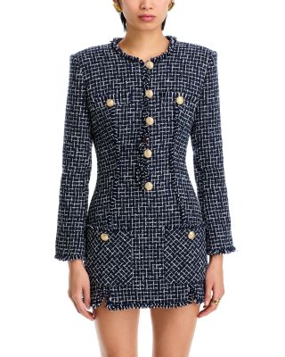Gisele Tweed Mini Dress