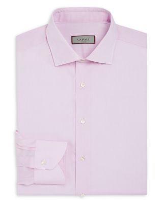 Microtextured Regular Fit Dress Shirt