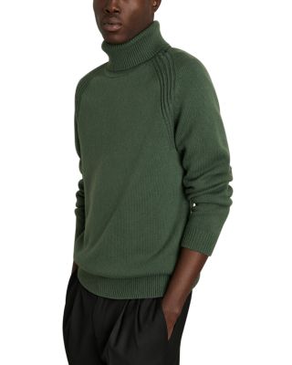 REISS - Stratus Wool & Nylon Seam Detail Regular Fit Turtleneck Sweater