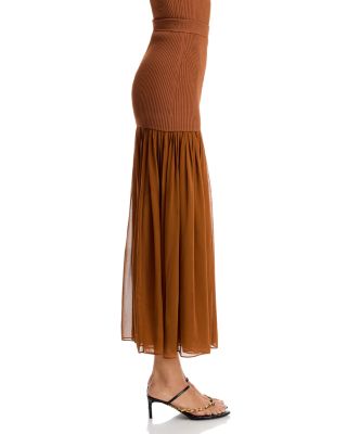 Hayden Mixed Media Skirt