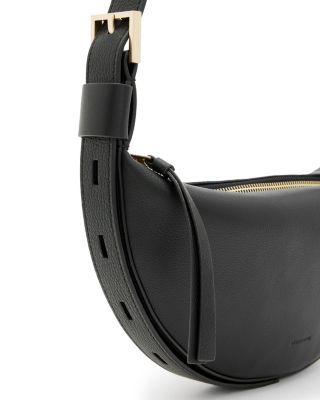 Half Moon Leather Crossbody