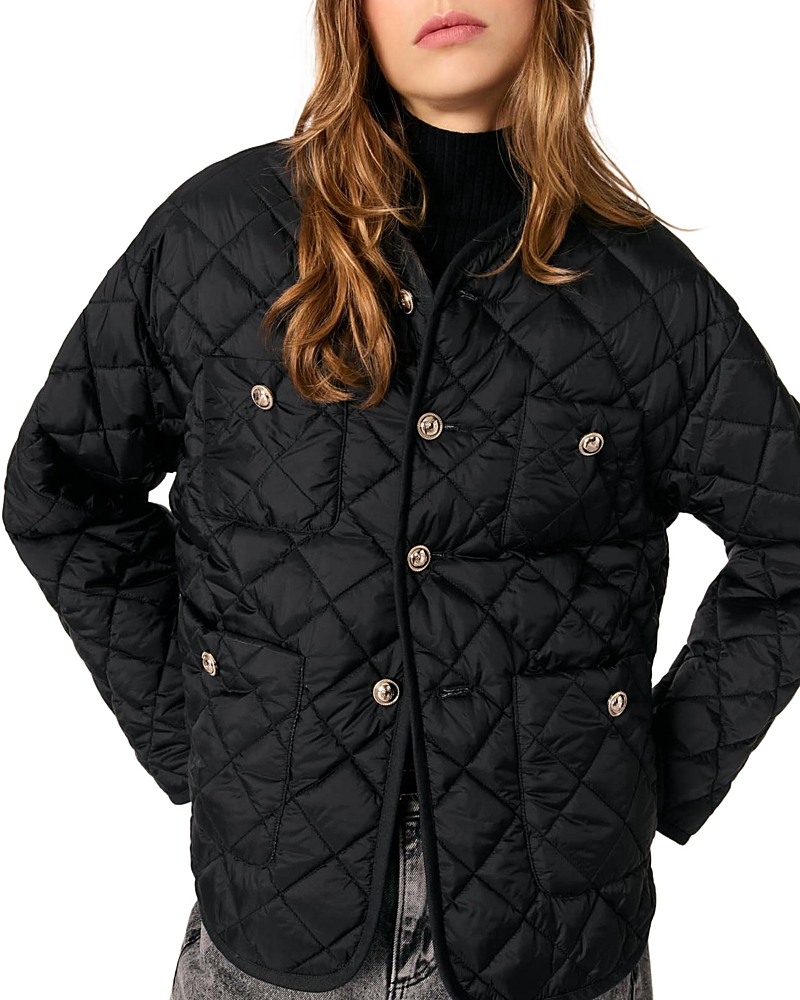 Maje Reversible Quilted Coat