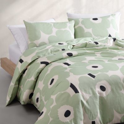 Marimekko - Unikko Cotton 3 Piece Duvet Cover Set, Full Queen