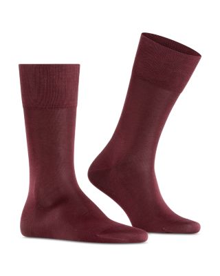 Cotton Blend Fil D'&eacute;cosse Mid Calf Socks