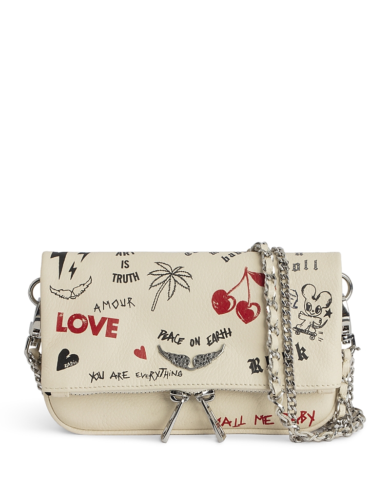 Zadig & Voltaire Rock Nano Love Tag Flash Crossbody In Flash
