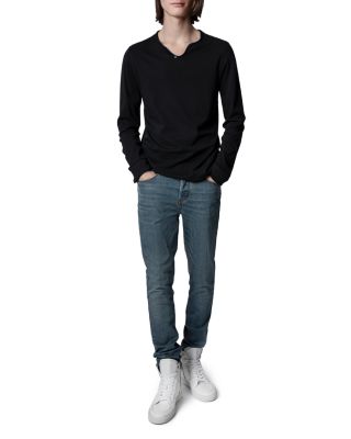 Monastir Cotton Long Sleeve Henley