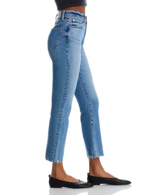 Lennon High Rise Crop Bootcut Jeans in Rhythm Vintage