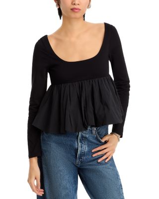 STEVE MADDEN - Avielle Mixed Media Top