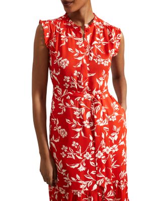 Petite Elsa Floral Print Dress