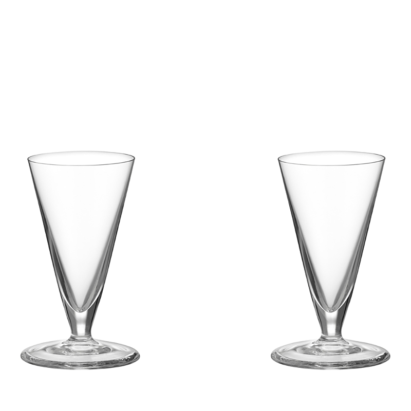 Orrefors Geometry 2 Oz. Snaps Glasses, Set Of 2