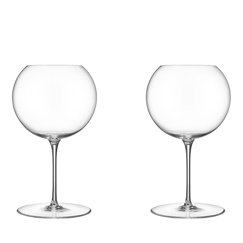 Orrefors Geometry 24.5 Oz. Red Wine Glasses, Set Of 2