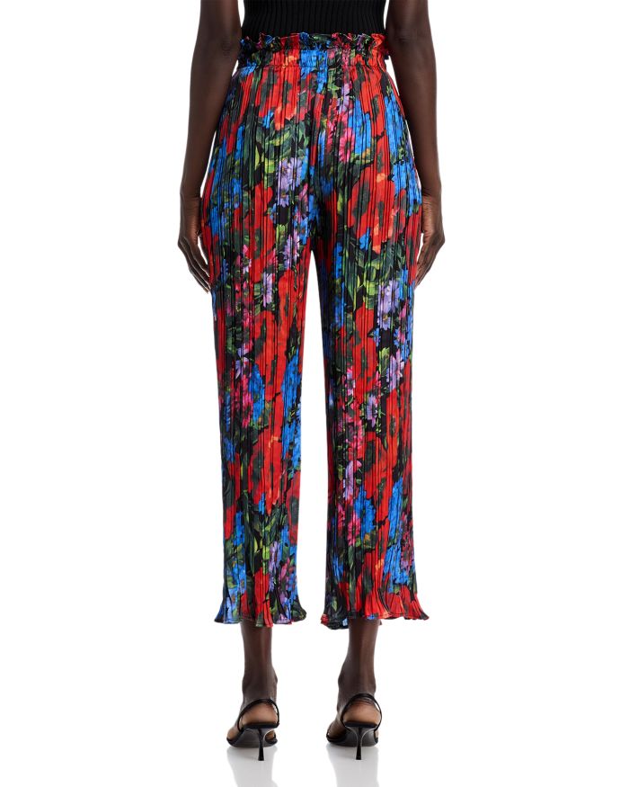 Printed Crinkled Pants