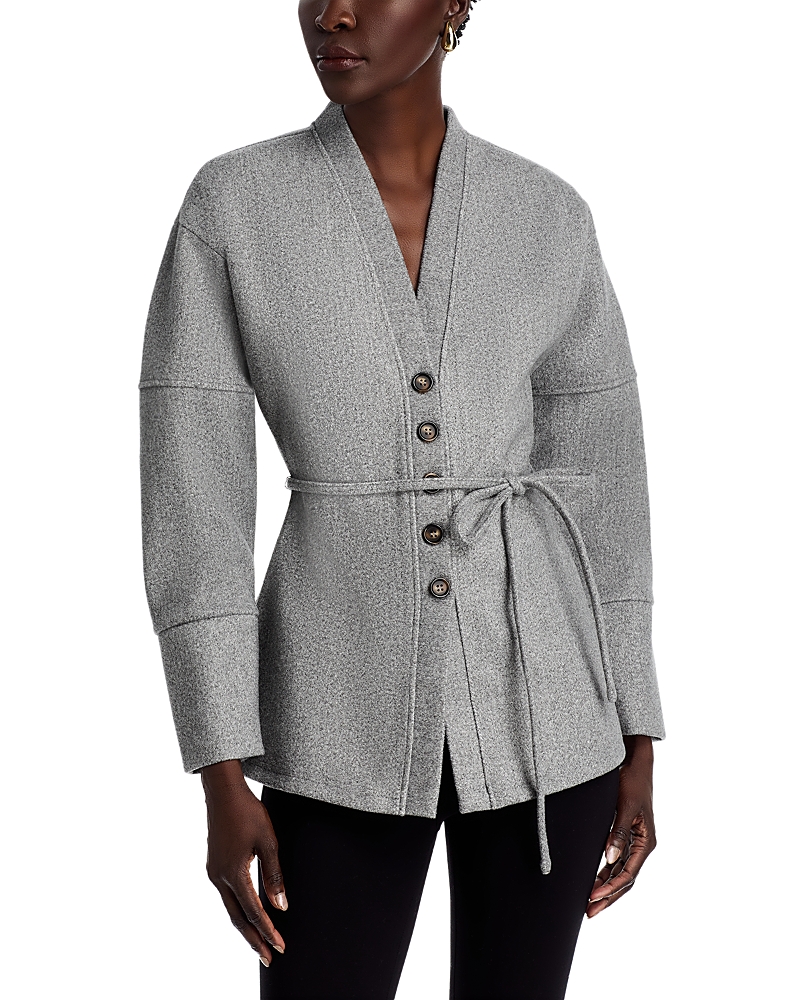 Vero Moda Button Front Cardigan In Light Grey