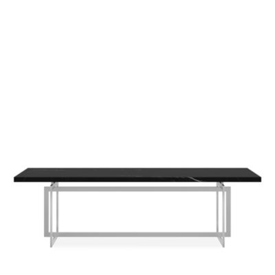 Wish You Were Here Dining Table - Chrome/Nero Marguia