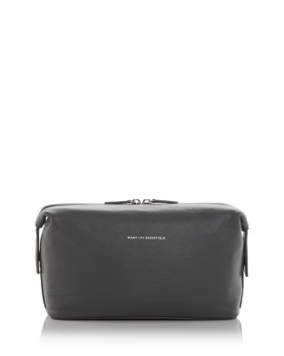 Kenyatta Leather Toiletry Bag