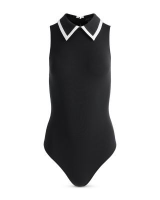 Rothy Sleeveless Collared Bodysuit