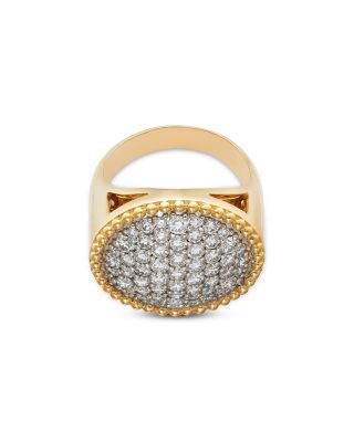Diamond Statement Ring in 14K Yellow Gold, 2.0 tcw