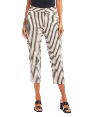 Karen Kane - Striped Cropped Pants