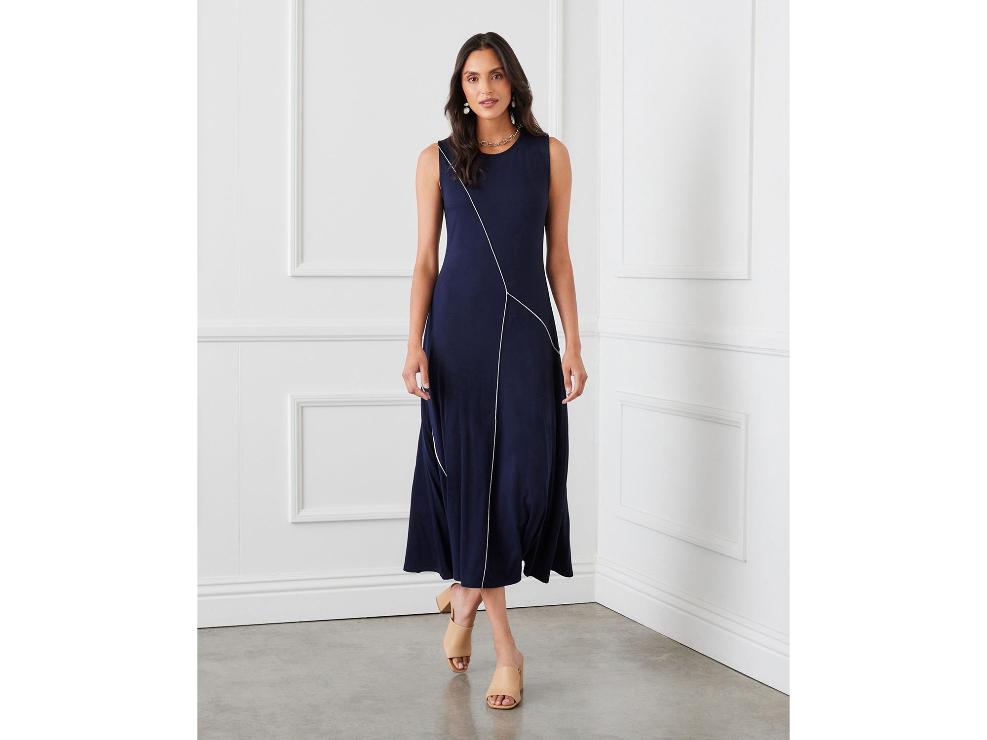 Reverse Seam Midi Dress — Image 4